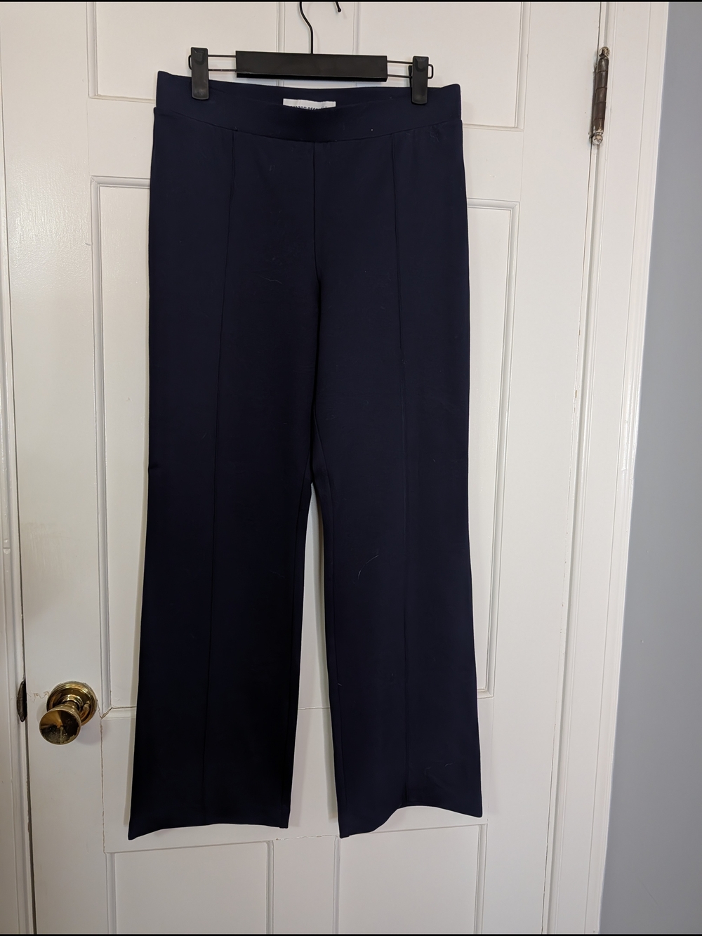 Amazon Essentials Navy Wide-Leg Stretch Pants - Women